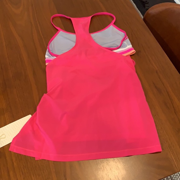 Lululemon Amped Tank hot pink NWT 10 - Picture 4 of 5